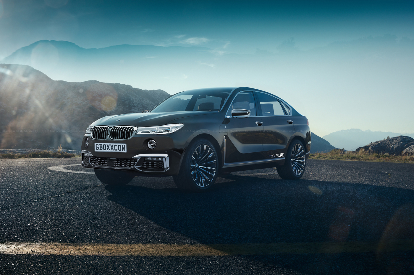 bmw x8 render 3 Is BMW Contemplating An X8 Mega-Sized Coupe Crossover?