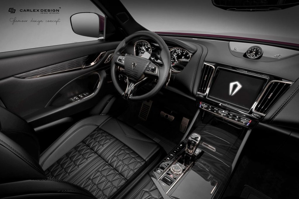 Maserati Levante Interior Dialed Up To Glamorous By Carlex