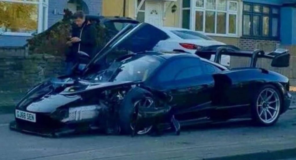  Another McLaren Senna Suffers Serious Damage In Three-Car Pile Up