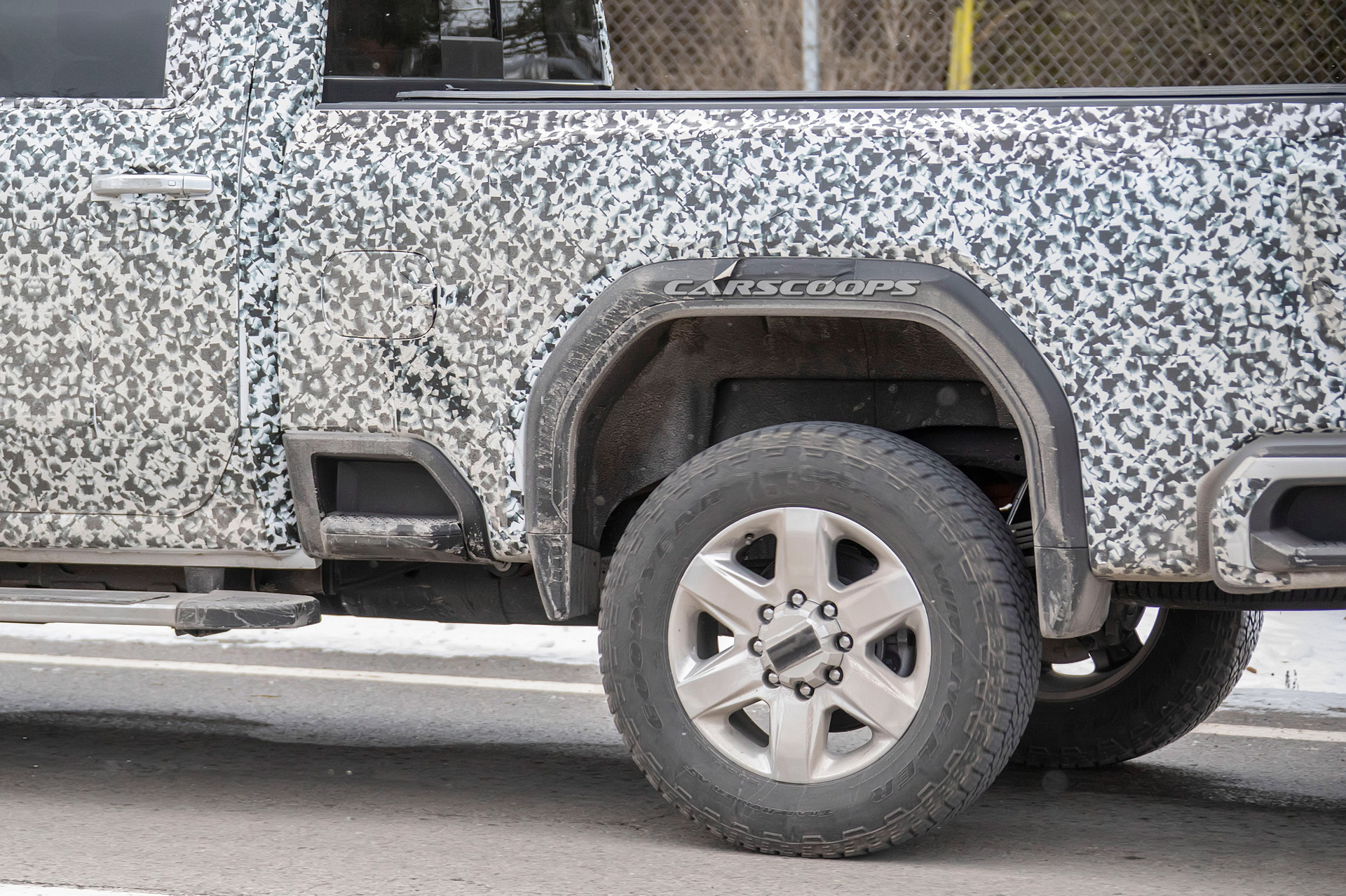 2020 gmc sierra hd spy shots 11 2020 GMC Sierra Denali HD Shows Its Face In First Teaser Image