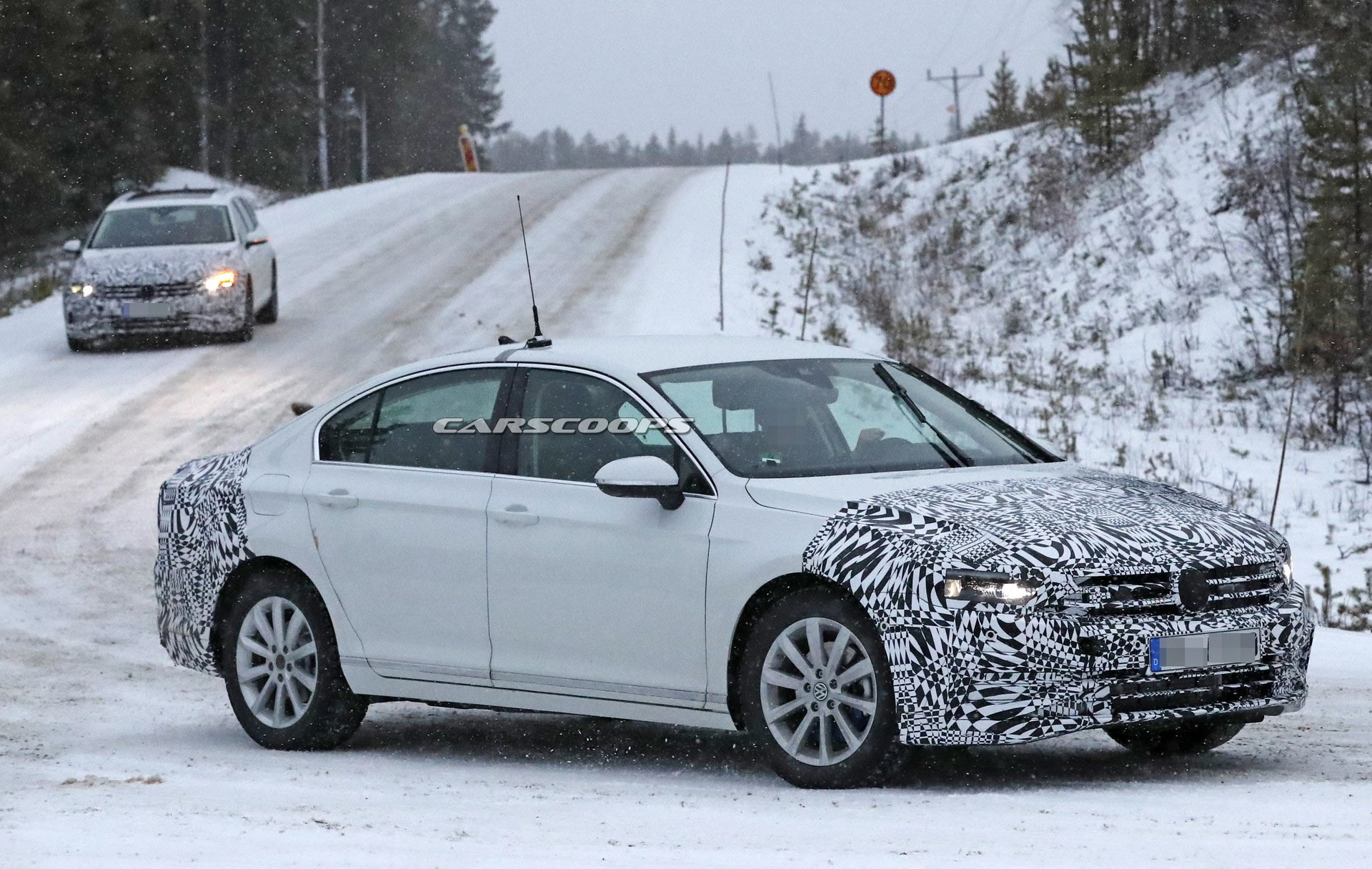 2020 VW Passat Euro-Spec-14 Europe’s Volkswagen Passat Spied Hiding Minor Styling Changes Under Heavy Camouflage
