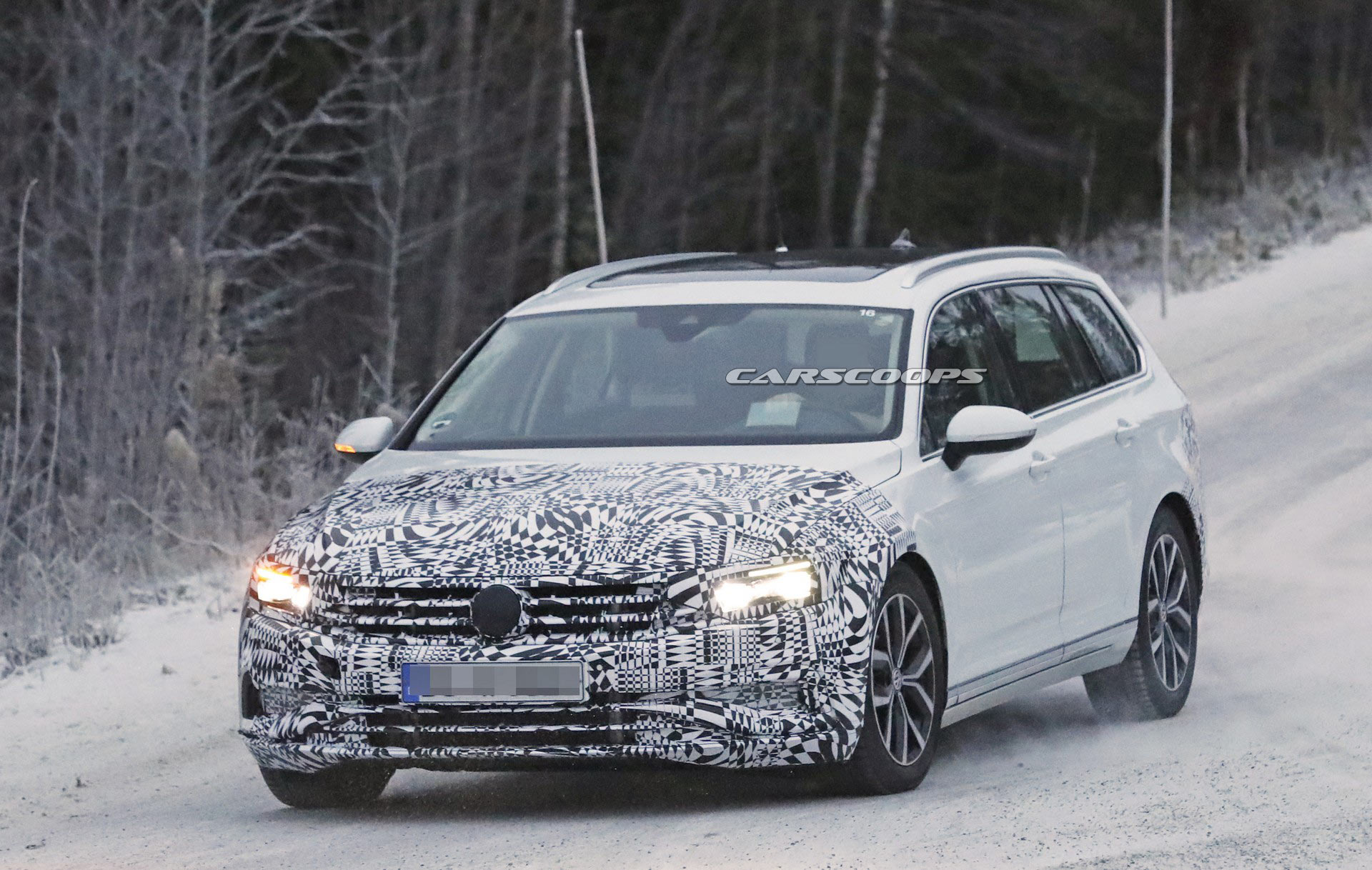 2020 VW Passat Euro-Spec-23 Europe’s Volkswagen Passat Spied Hiding Minor Styling Changes Under Heavy Camouflage