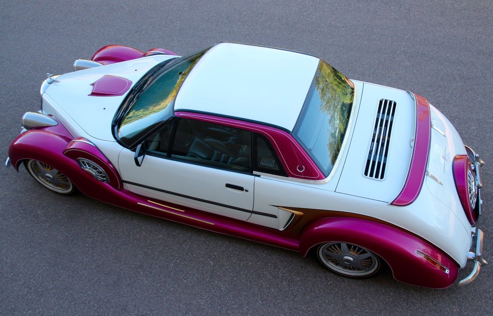 Riley Convertible Replica-2 This Weird Retro Riley Contraption Has A Rear-Mounted Cadillac V8