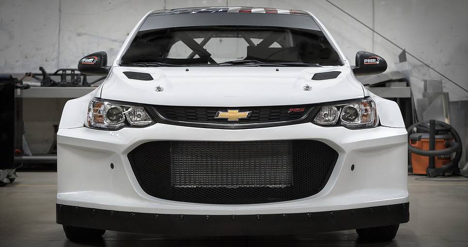  Chevy Sonic Tired Of Econobox Life, Switches To LS3 V8 And Rallycross