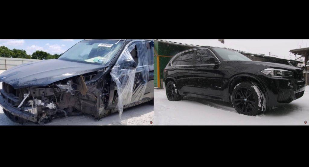  Watch Russian Mechanic Bring Wrecked BMW X5 Back To Life