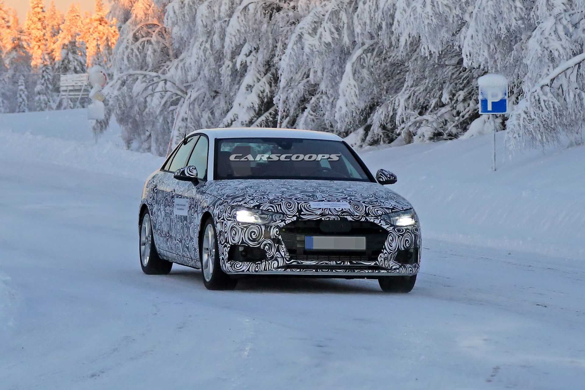2020 audi a4 sedan facelift 10 2020 Audi A4 Sedan Spotted Rocking Redesigned Front And Rear Ends