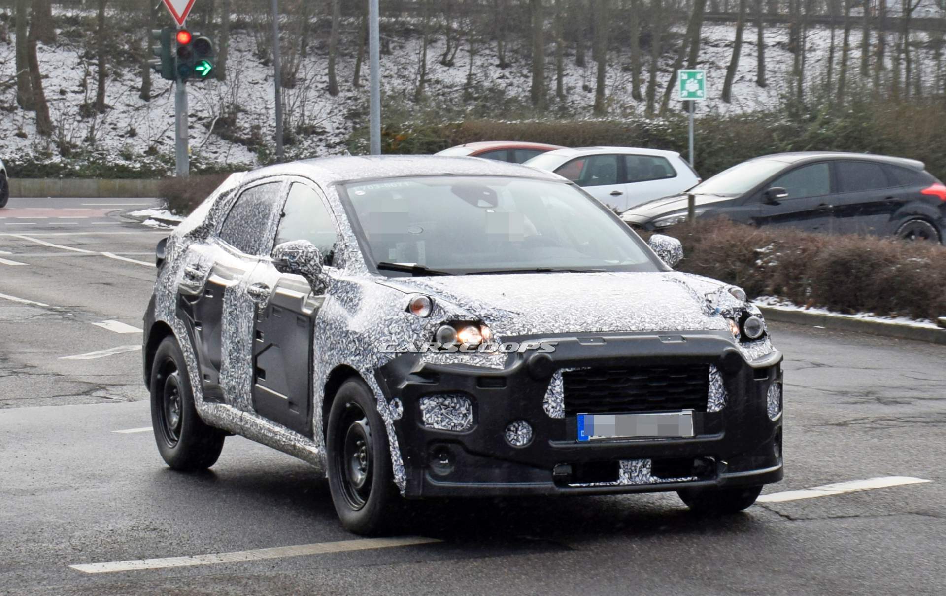 2020 Ford Fiesta-based SUV spy shots 22 Ford Fiesta-Based SUV EcoSport Replacement Spied Near The Arctic Circle