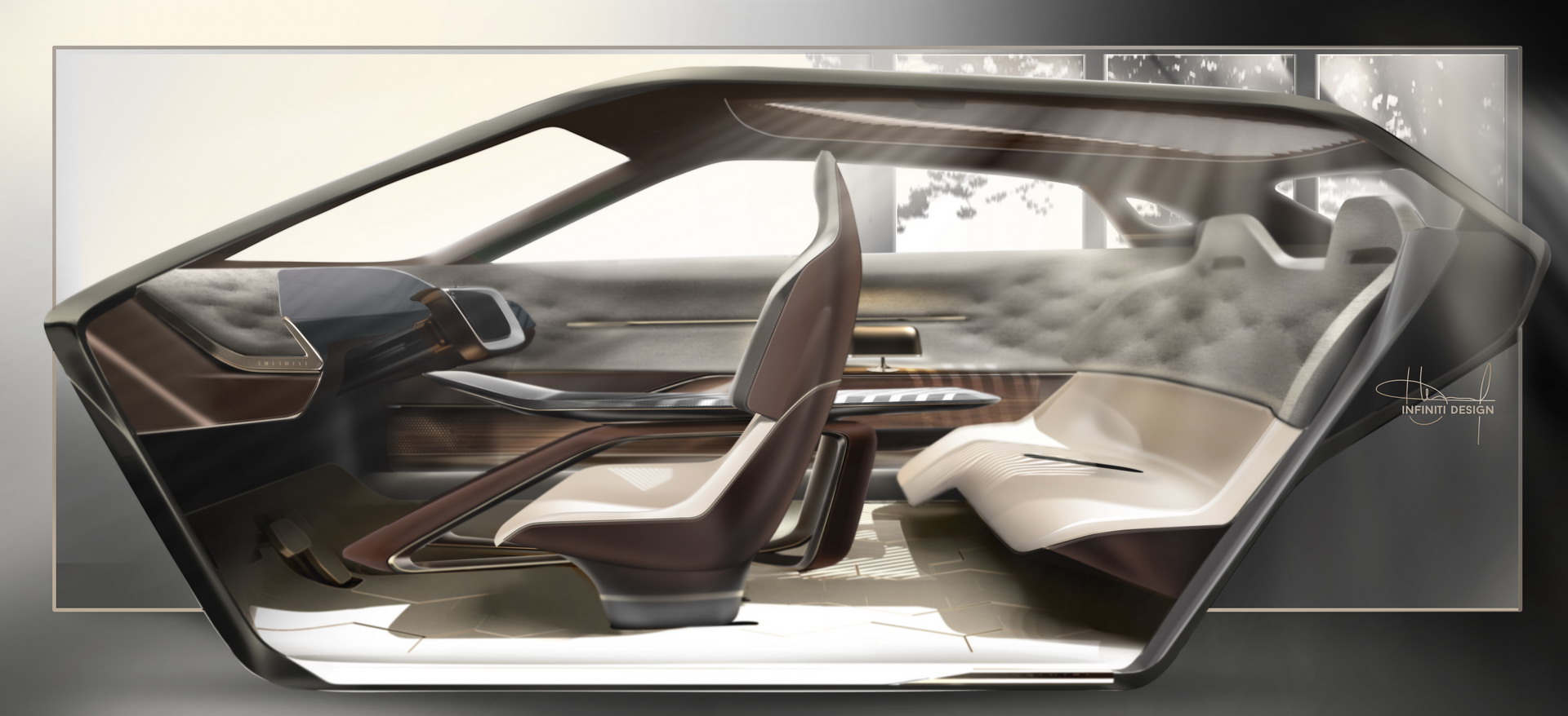 Infiniti QX Concept 17 QX Inspiration Concept Is An Unrealistic Teaser Of Infiniti’s New Electric SUV