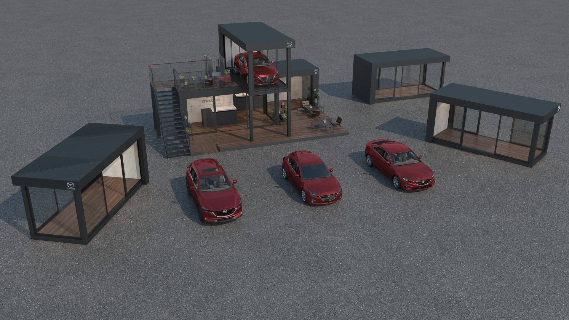 Mazda flexible pop-up stand concept 1 Mazda Confirms New Model For Geneva, Is It The 2020 CX-3?