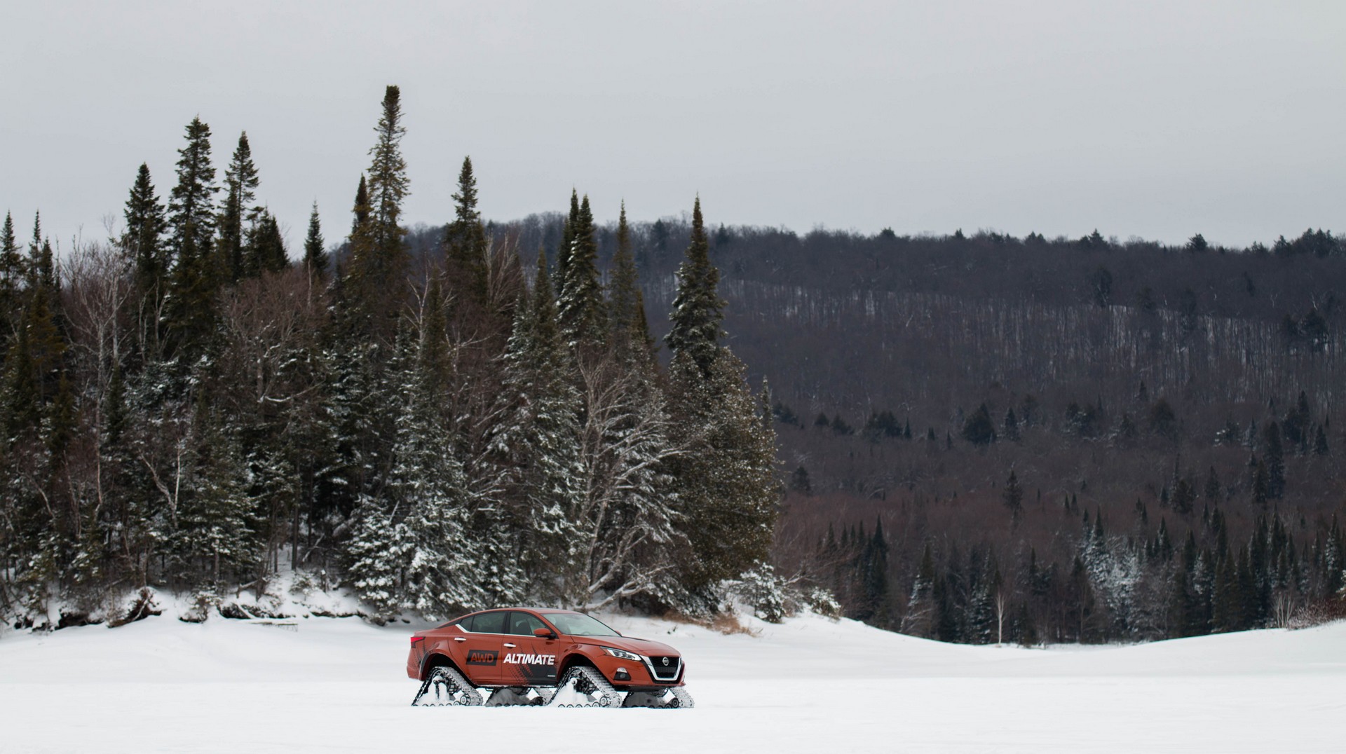 Nissan Altima-te AWD-38 Nissan Celebrates The AWD Altima By Giving It Tracks