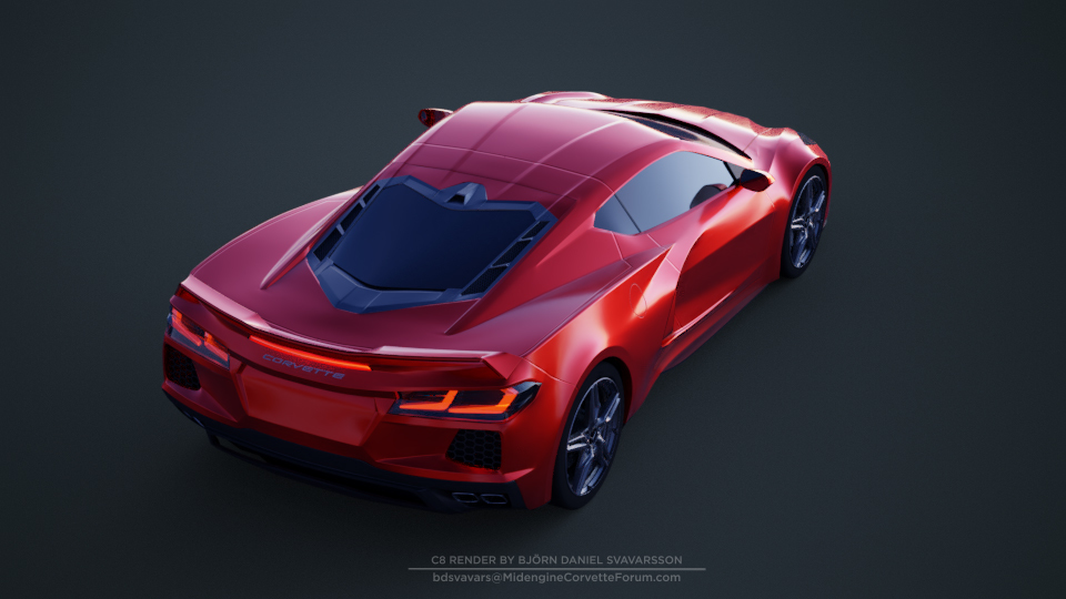 2020 Chevrolet Corvette renderings by bdsvavars 3 2020 Chevrolet Corvette C8 Spotted Heading For GM’s Proving Grounds