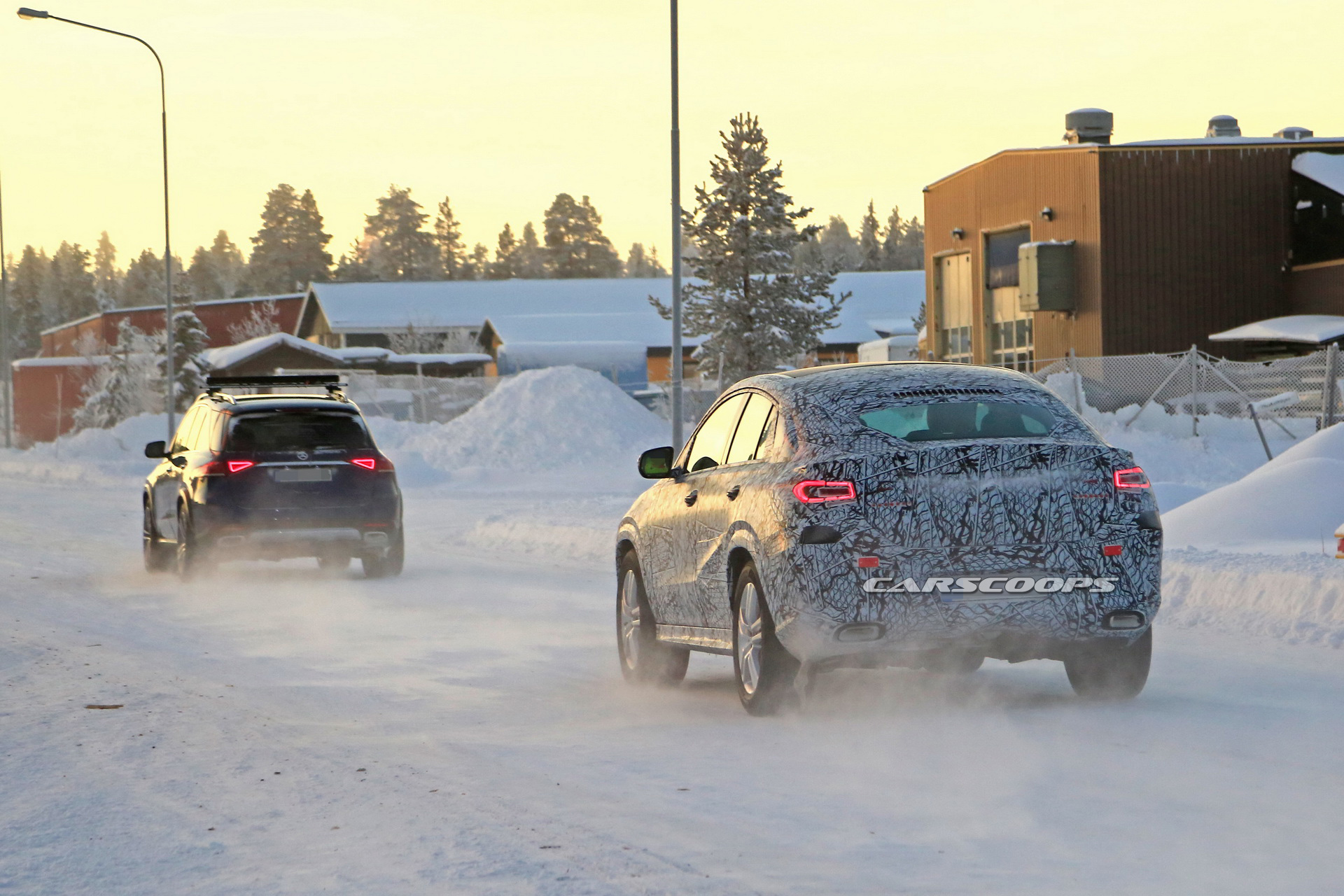 2020 mercedes gle coupe winter spy shots 9 2020 Mercedes GLE Coupe Teased Ahead Of August 28th Debut