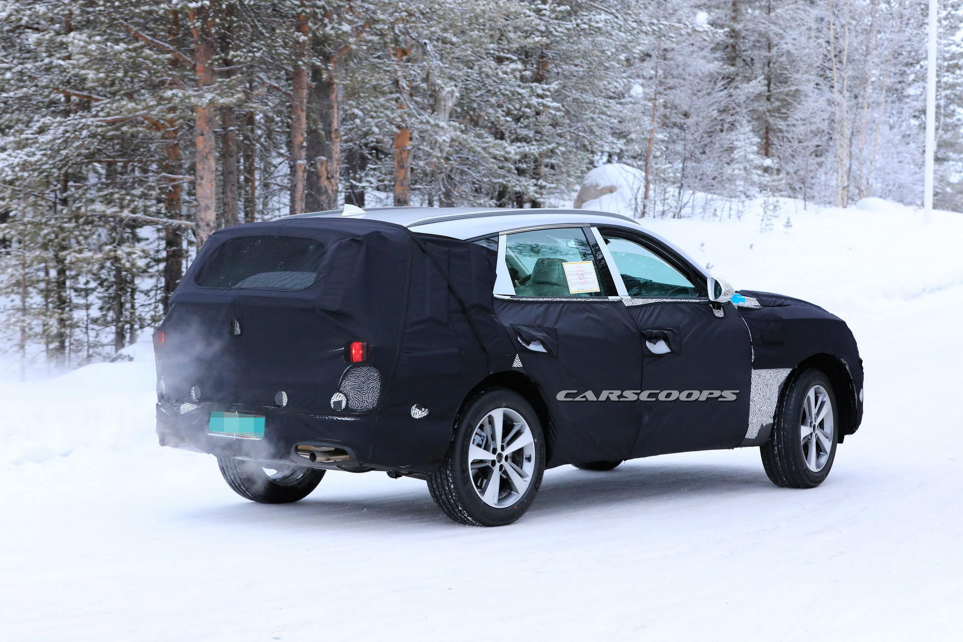 Genesis GV80 9 2020 Genesis GV80 Luxury SUV Filmed Testing, See First Interior Photos Too (Update)