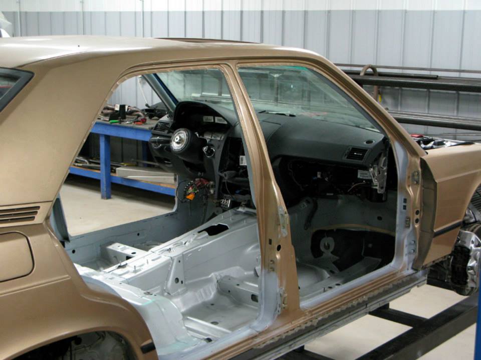 mercedes 190e c63 amg conversion 59 Tuner Transplants Classic Mercedes 190E 2.5 16 EVO Body On A Modern C63 AMG