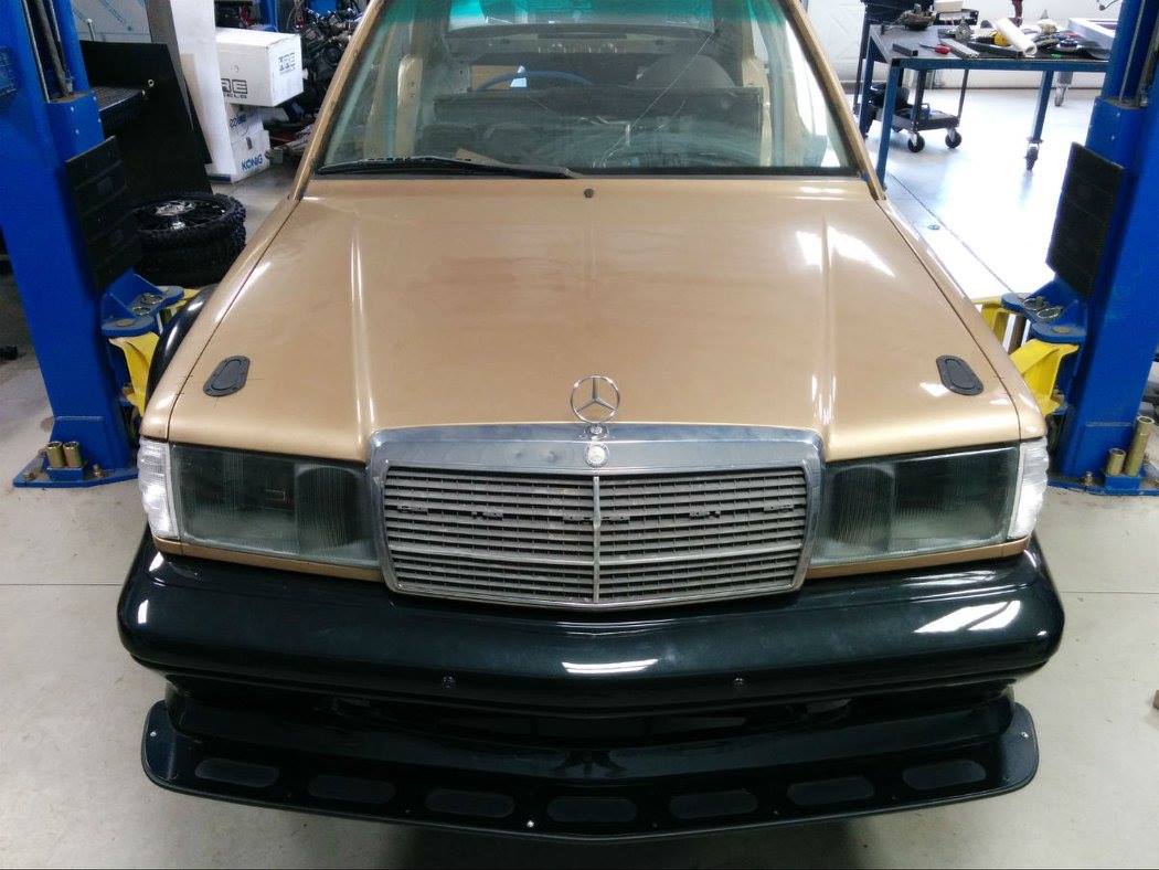 mercedes 190e c63 amg conversion 88 Tuner Transplants Classic Mercedes 190E 2.5 16 EVO Body On A Modern C63 AMG