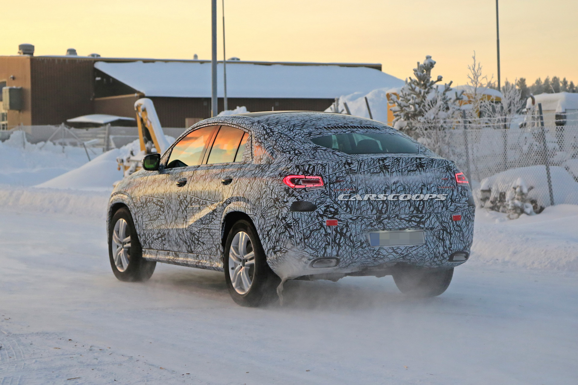 2020 mercedes gle coupe winter spy shots 7 2020 Mercedes GLE Coupe Teased Ahead Of August 28th Debut