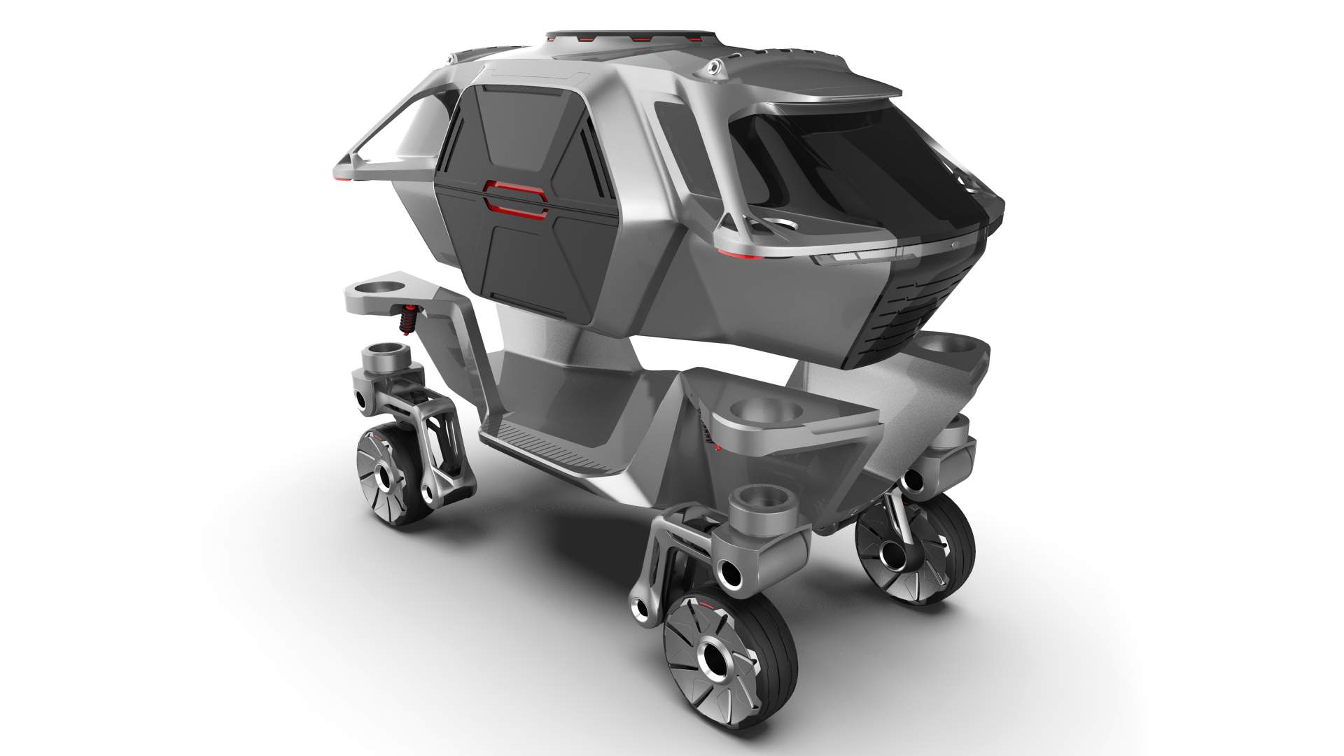 Hyundai Elevate Ultimate Mobility Vehicle Concept 4 Hyundai Elevate Concept Will Drive And Walk Anywhere To Save Lives