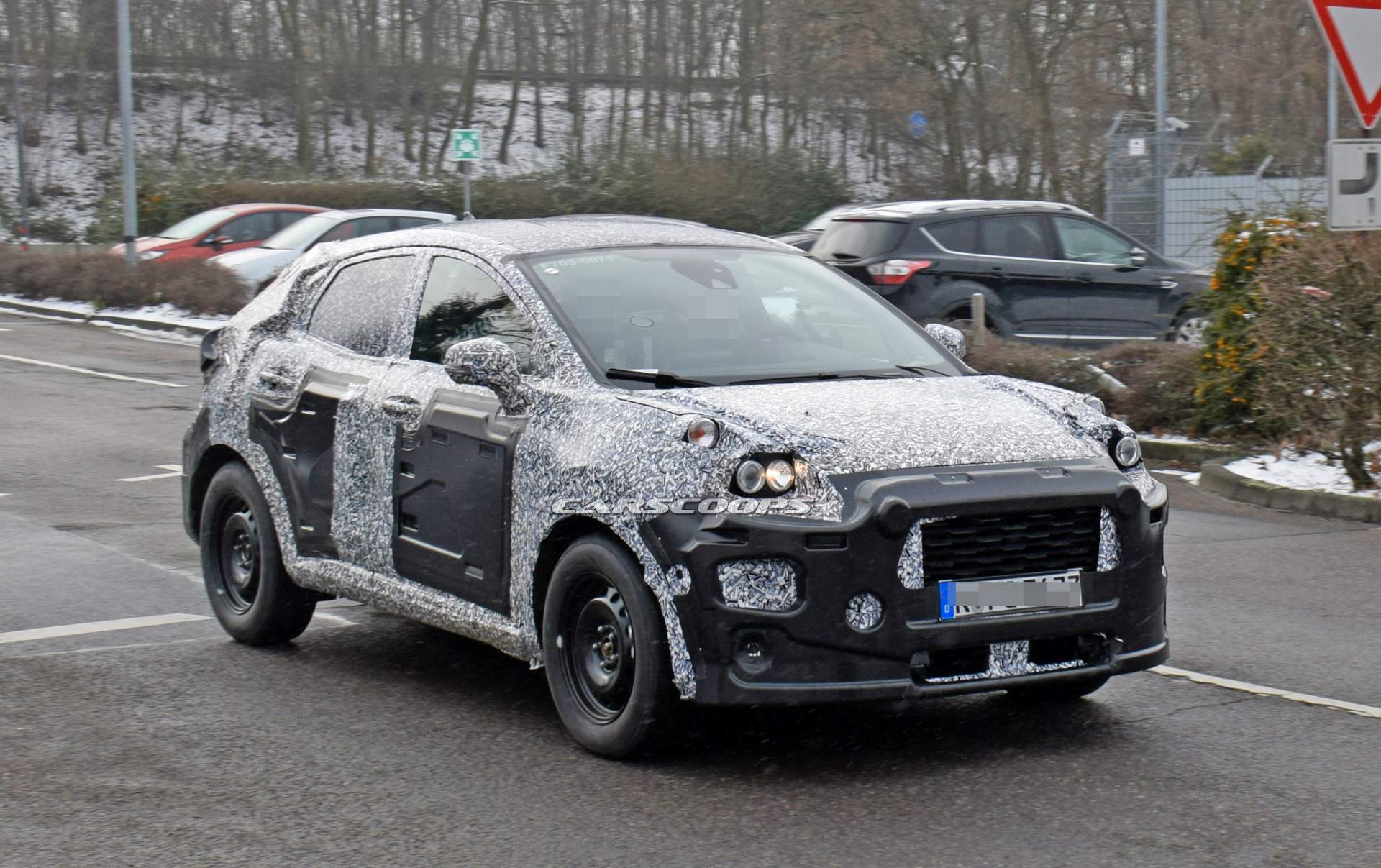 2020 Ford Fiesta-based SUV spy shots 23 Ford Fiesta-Based SUV EcoSport Replacement Spied Near The Arctic Circle