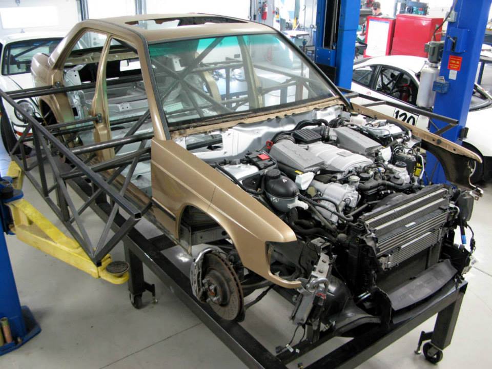 mercedes 190e c63 amg conversion 25 Tuner Transplants Classic Mercedes 190E 2.5 16 EVO Body On A Modern C63 AMG