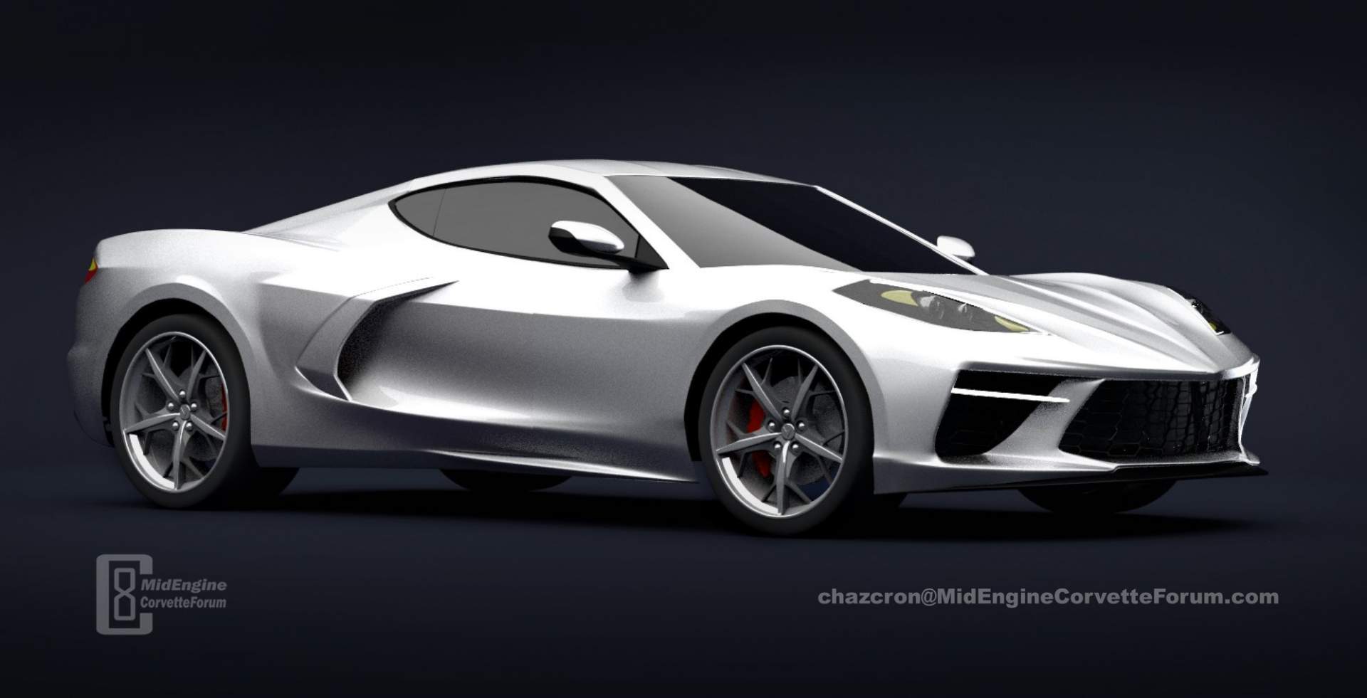 2020 Chevrolet Corvette C8 renderings by Chazcron 8 2020 Corvette C8 Rumored To Make Surprise Debut On January 14