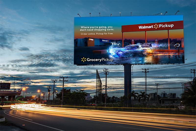 Famous Cars billboard Walmart Ad Gathers Most Famous Movie Cars To Pickup Groceries