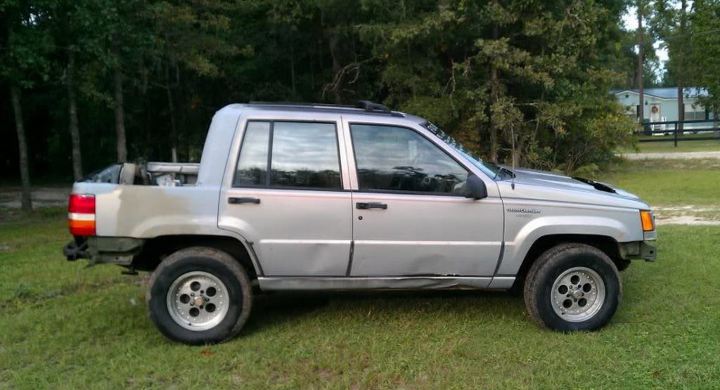  Old Jeep Grand Cherokee Pickup Conversion Is Poor Man’s Gladiator