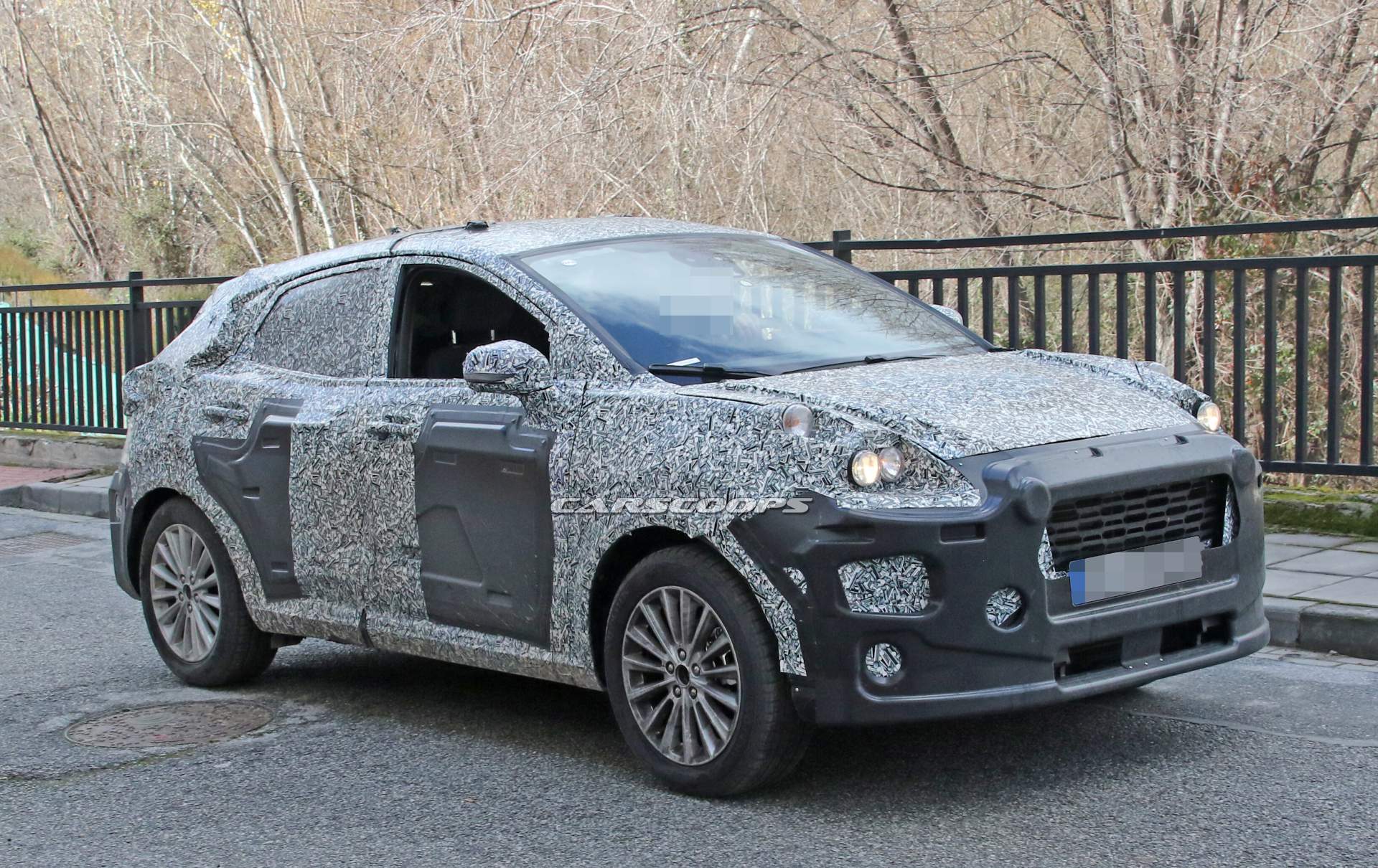 2020 Ford Fiesta-based SUV spy shots 35 Ford Fiesta-Based SUV EcoSport Replacement Spied Near The Arctic Circle