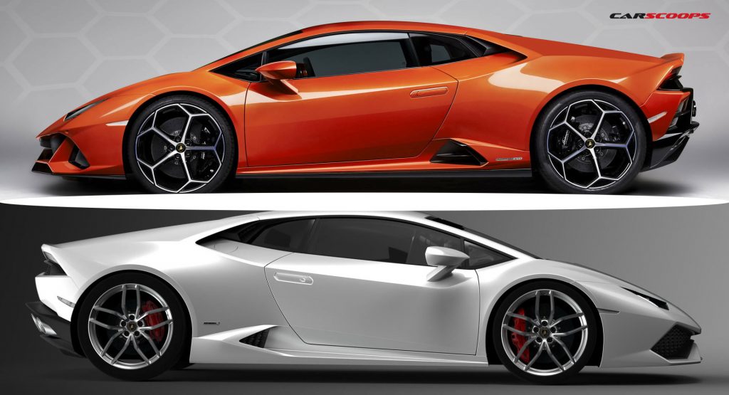  Let’s See How Lambo’s 2020 Huracan EVO Stacks Against The Old LP 610-4