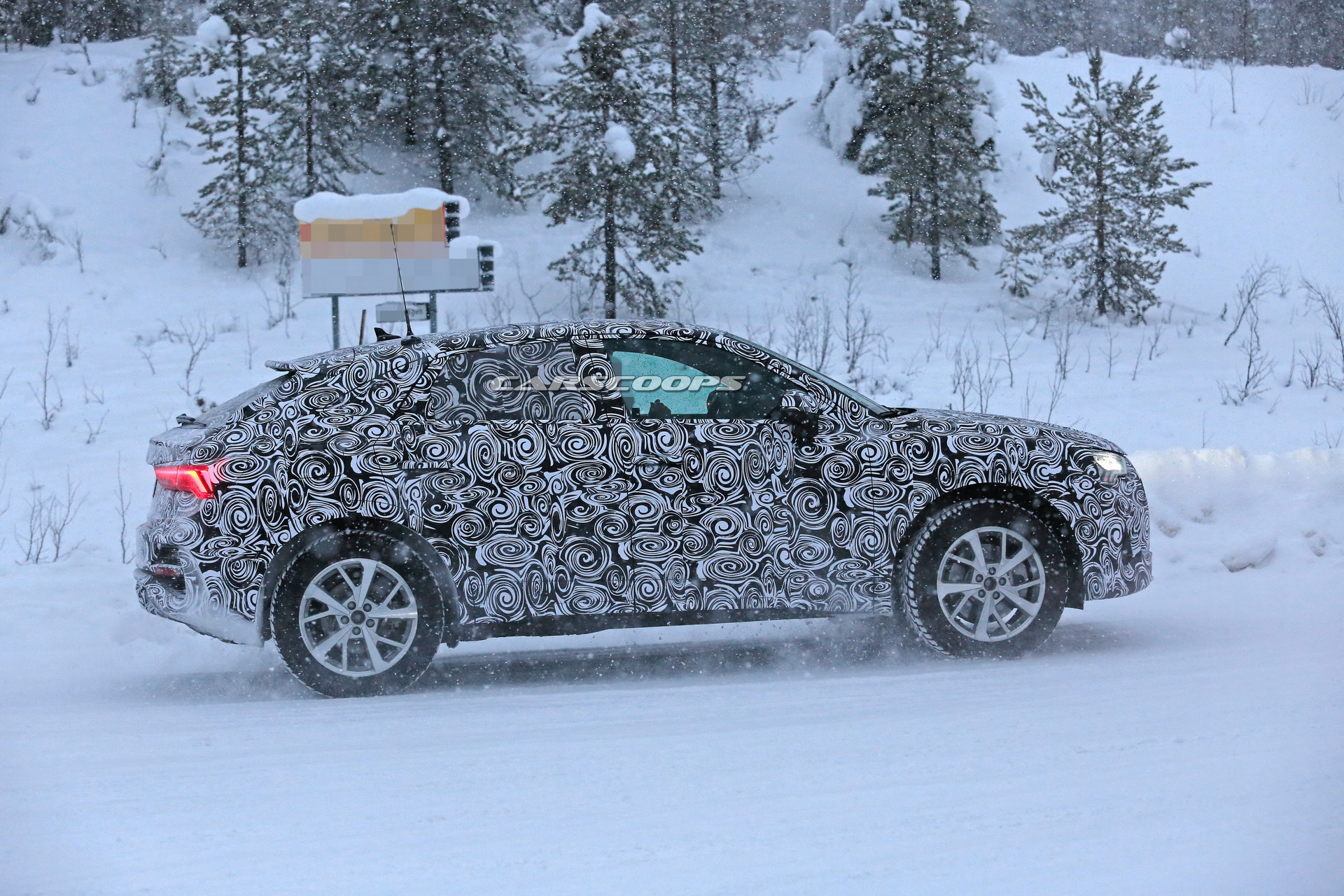 audi q4 spied winter testing again 4 Audi Q4 Prototype Caught Winter Testing, No CGI This Time