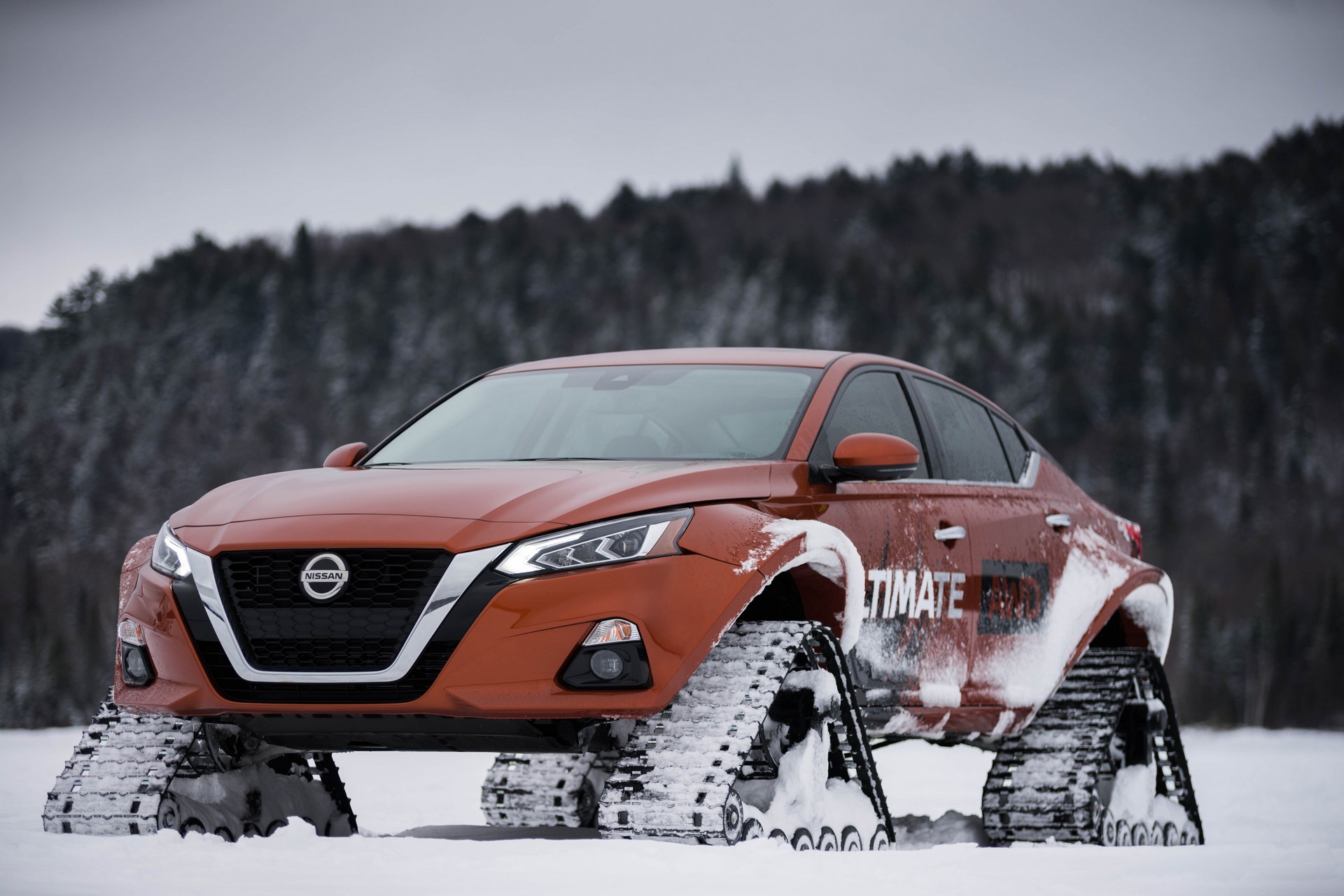 Nissan Altima-te AWD-10 Nissan Celebrates The AWD Altima By Giving It Tracks