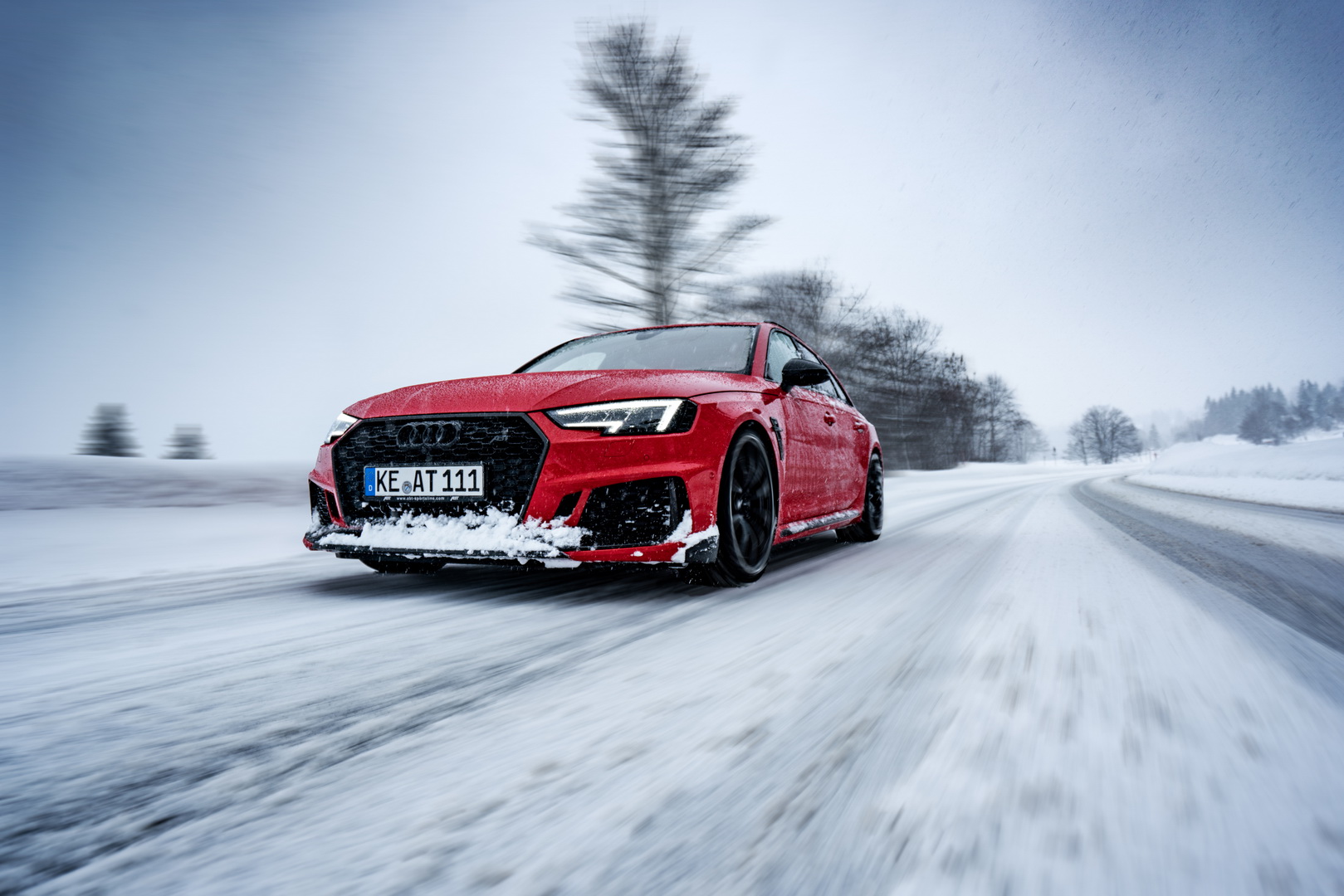 audi rs4 avant abt tuning 1 ABT Sportline Audi RS4+ Is A 500+ PS Snow-Conquering Super Estate
