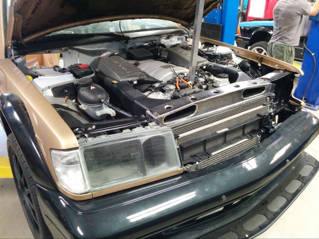 mercedes 190e c63 amg conversion 84 Tuner Transplants Classic Mercedes 190E 2.5 16 EVO Body On A Modern C63 AMG