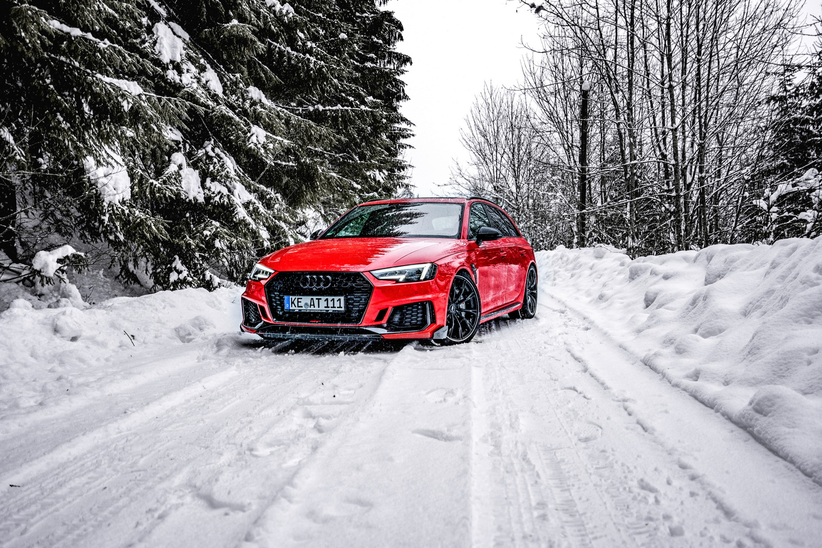 audi rs4 avant abt tuning 3 ABT Sportline Audi RS4+ Is A 500+ PS Snow-Conquering Super Estate
