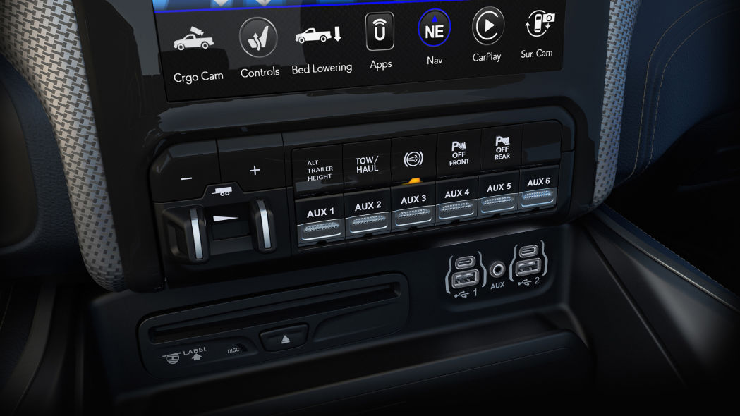 2019 Ram 2500 and 3500 HD interior 21 2019 Ram HD Brings Up To 1,000 Lb-Ft Of Torque, Class-Leading Towing