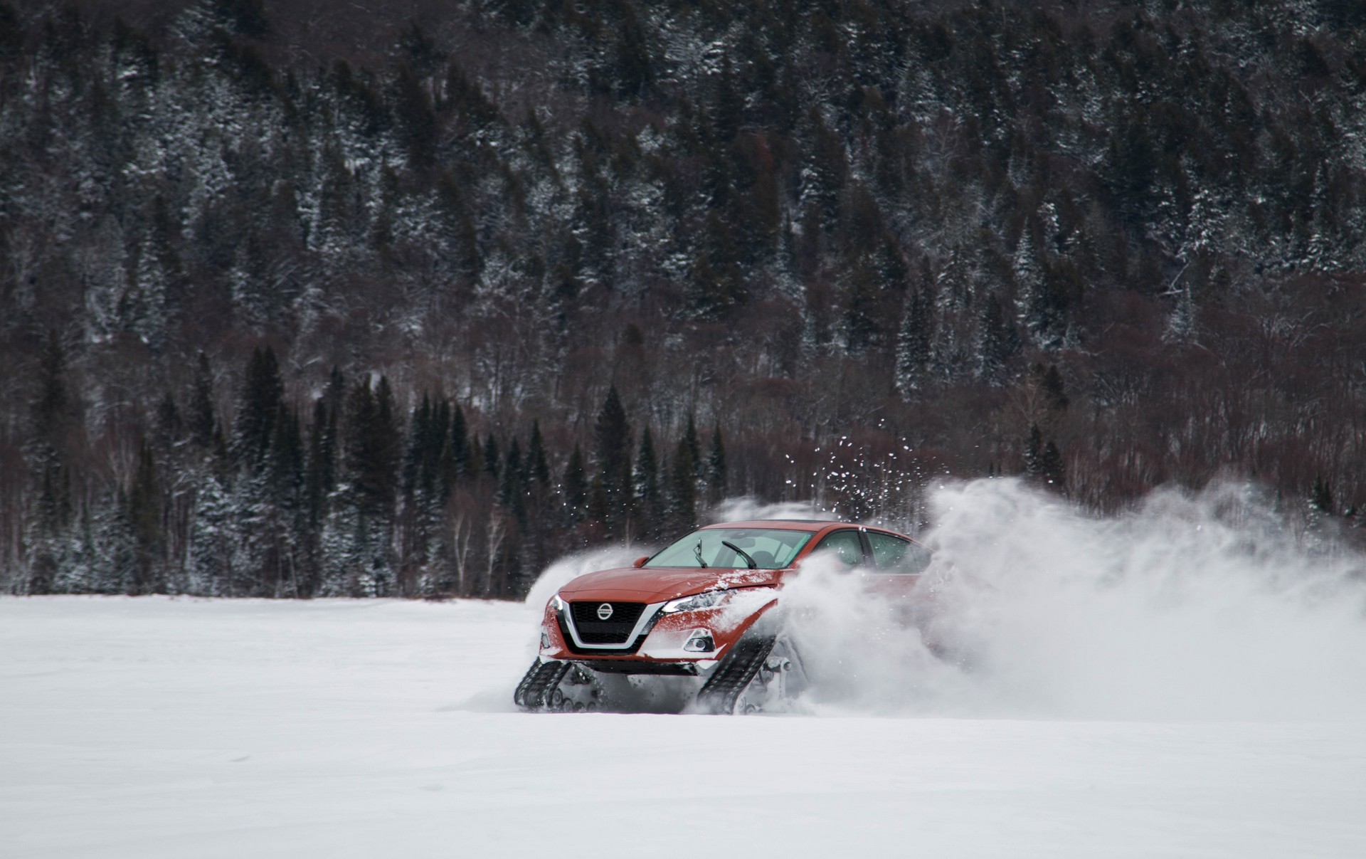 Nissan Altima-te AWD-36 Nissan Celebrates The AWD Altima By Giving It Tracks