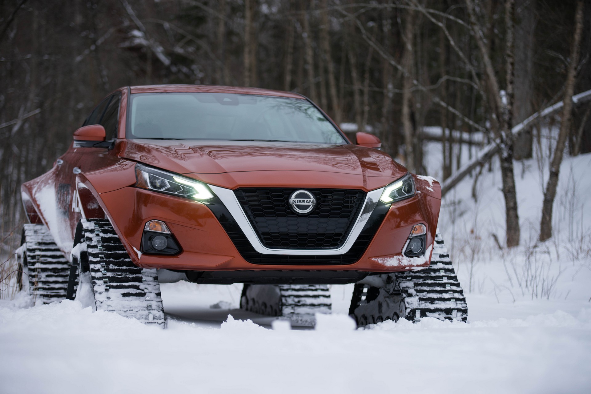 Nissan Altima-te AWD-7 Nissan Celebrates The AWD Altima By Giving It Tracks