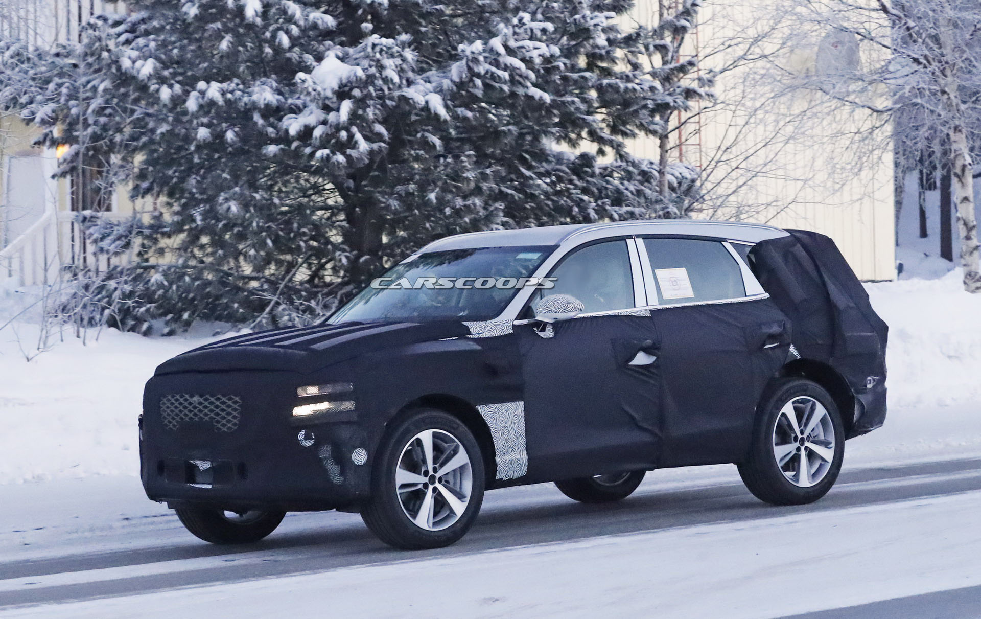 Genesis GV80 9 2020 Genesis GV80 Luxury SUV Filmed Testing, See First Interior Photos Too (Update)