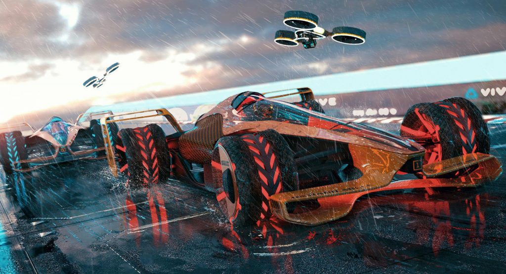 McLaren Imagines A 2050 Formula 1 Car That Hits 300 MPH