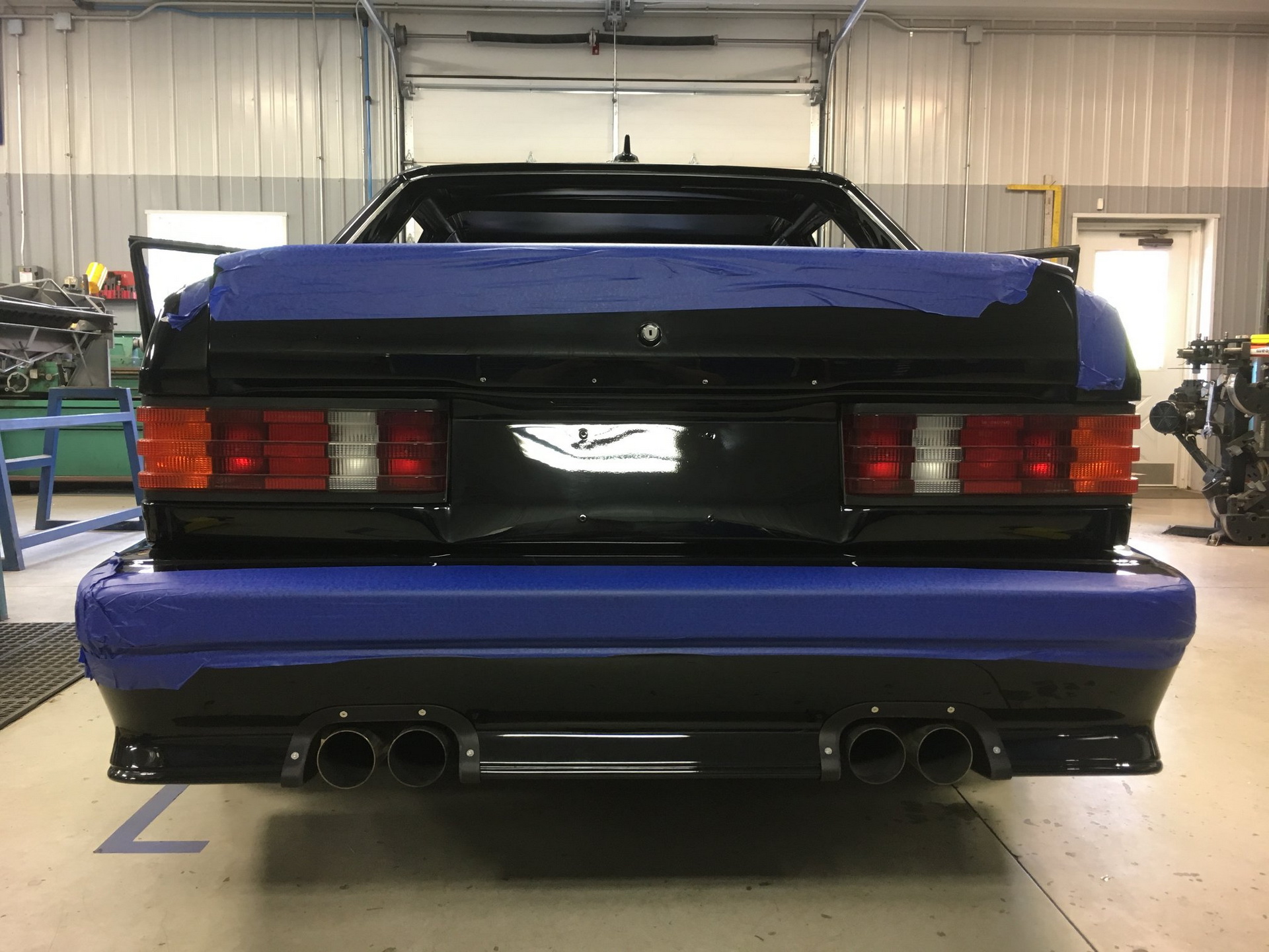 mercedes 190e c63 amg conversion 135 Tuner Transplants Classic Mercedes 190E 2.5 16 EVO Body On A Modern C63 AMG