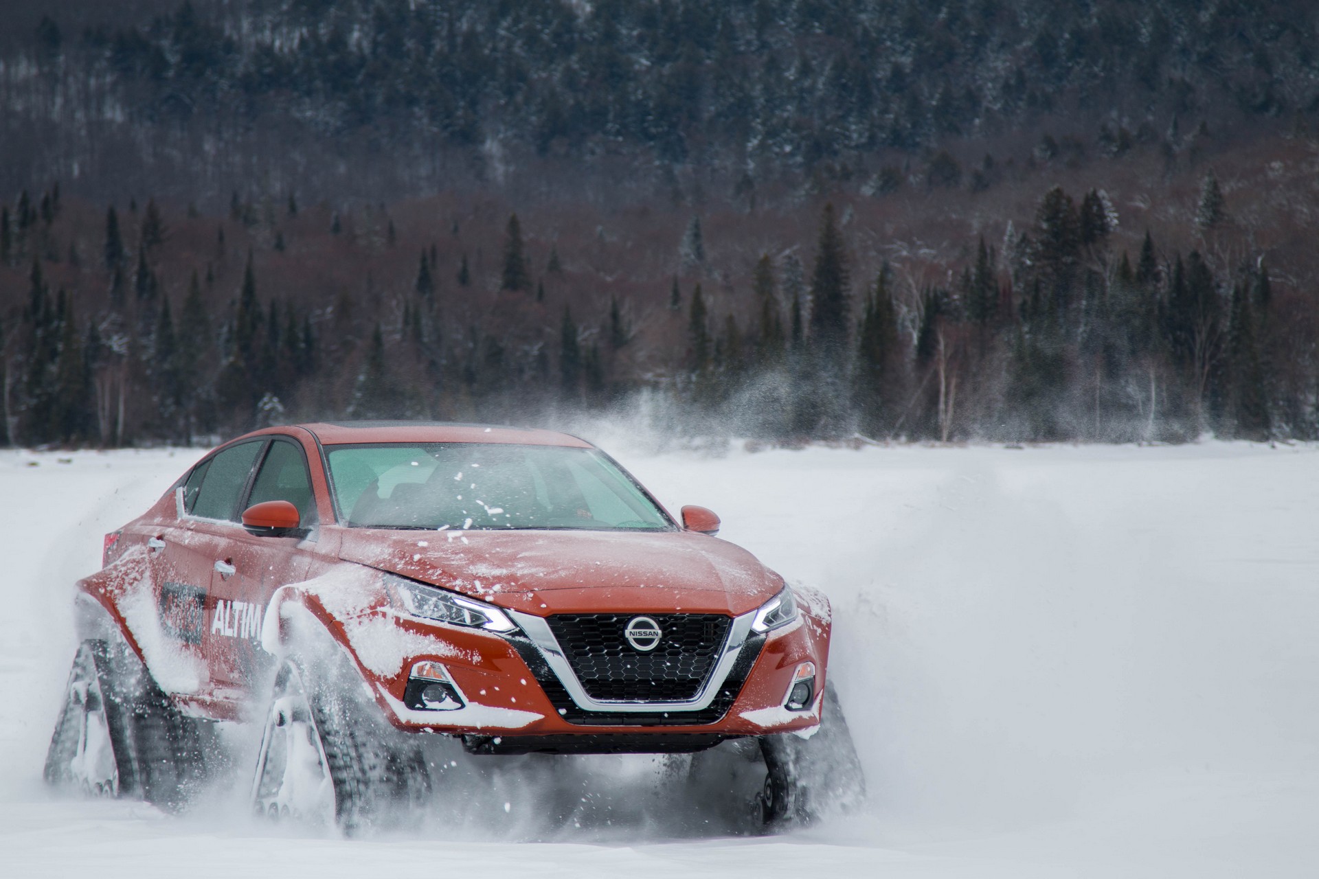 Nissan Altima-te AWD-26 Nissan Celebrates The AWD Altima By Giving It Tracks
