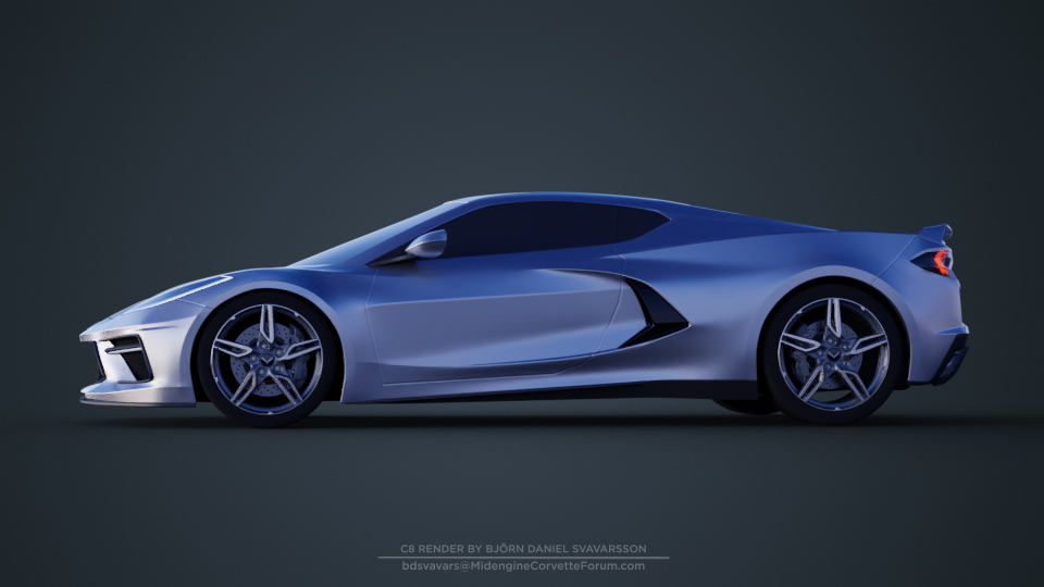 2020 Chevrolet Corvette renderings by bdsvavars 5 2020 Chevrolet Corvette C8 Spotted Heading For GM’s Proving Grounds