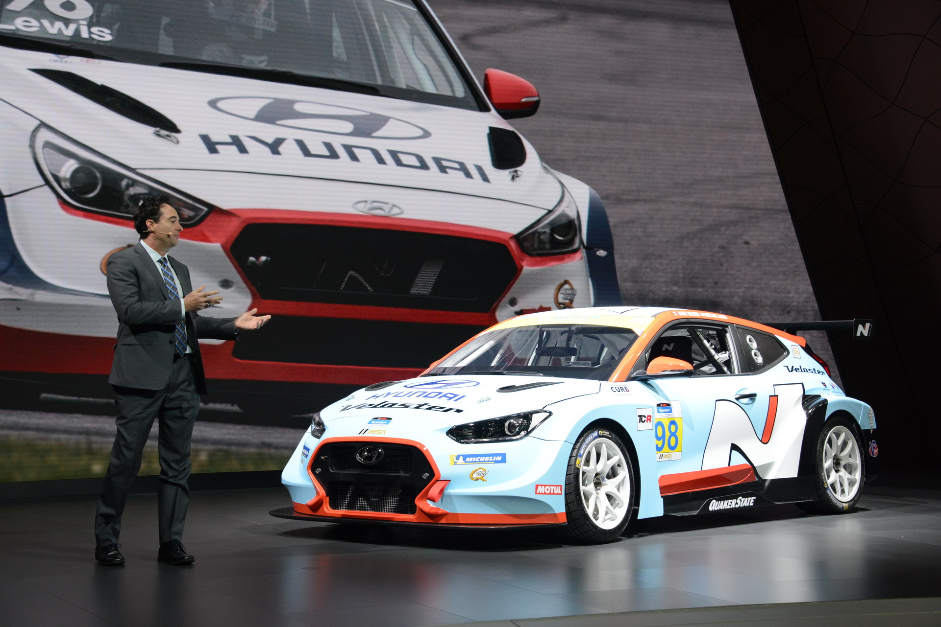 Hyundai Veloster N TCR Race Car 2 Hyundai Gives Veloster N TCR Racing Pedigree With 350 Horses