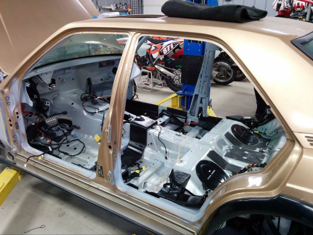 mercedes 190e c63 amg conversion 103 Tuner Transplants Classic Mercedes 190E 2.5 16 EVO Body On A Modern C63 AMG