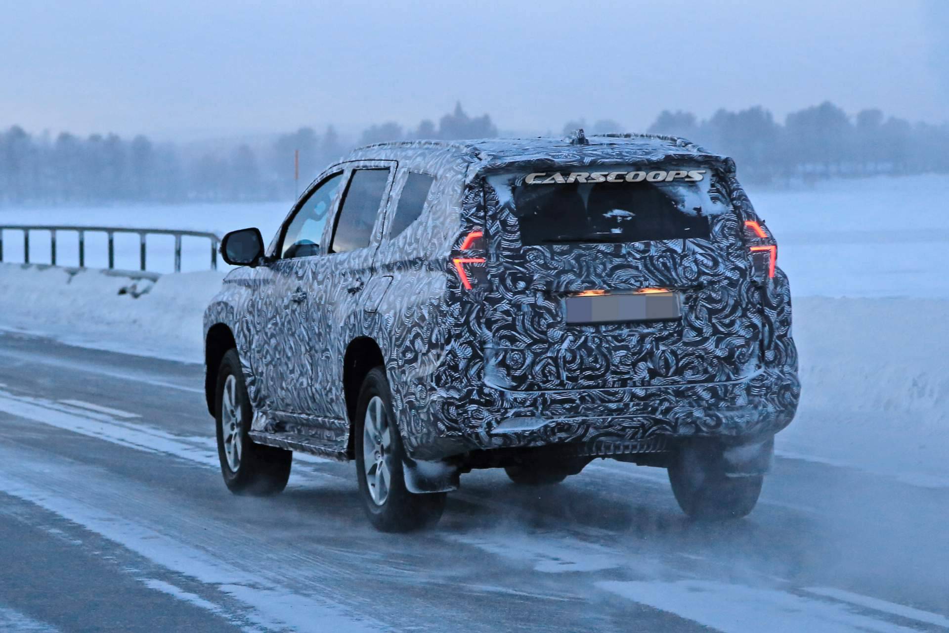 2020 Mitsubishi Pajero Sport facelift spy shots 11 2020 Mitsubishi Pajero Sport Shows Updated Face Ahead Of July 25 Reveal