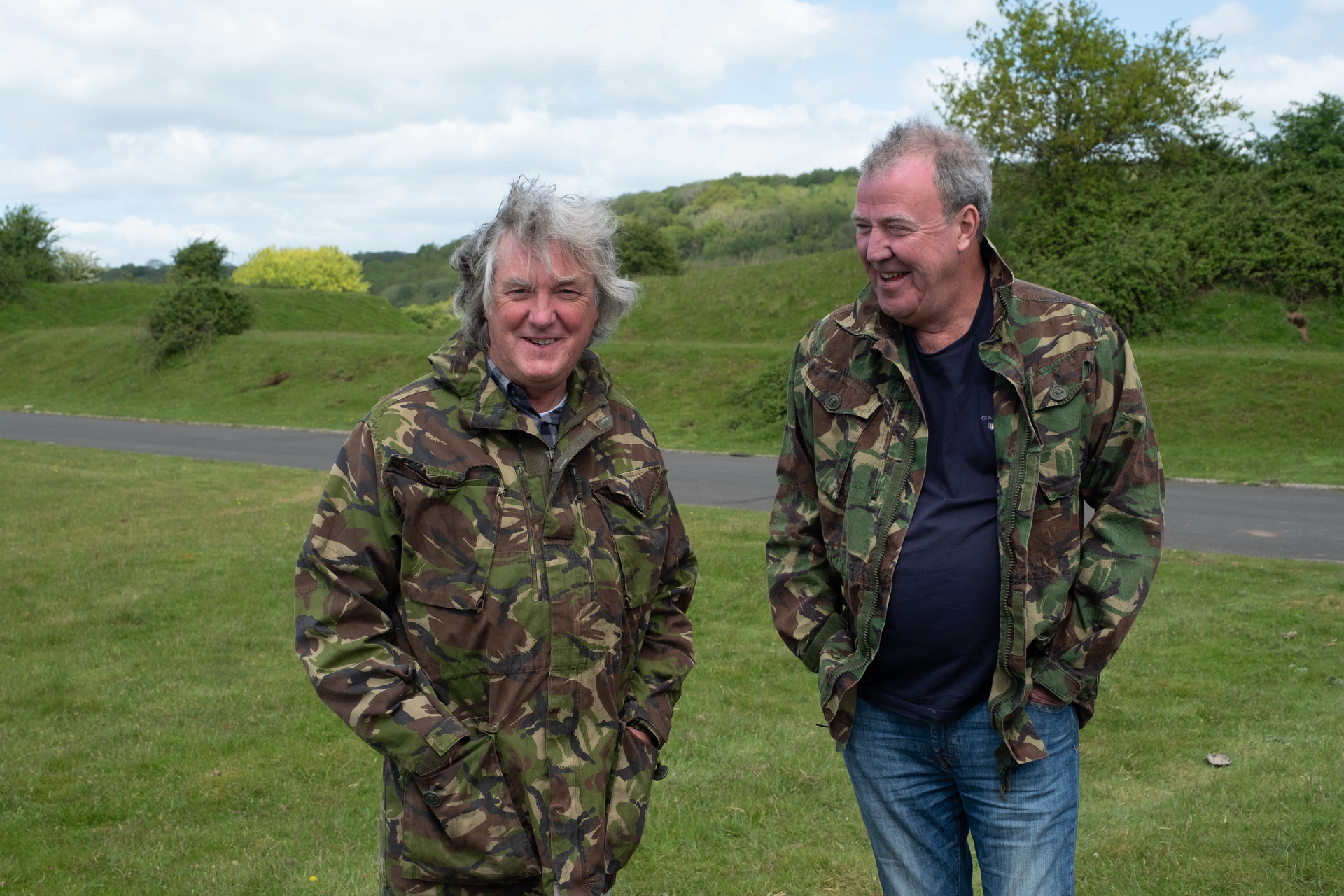 TheGrandTour-S03-E04-08 Jeremy Clarkson’s Giant Head Gets Taken Down In Grand Tour’s Truck-Filled Trailer