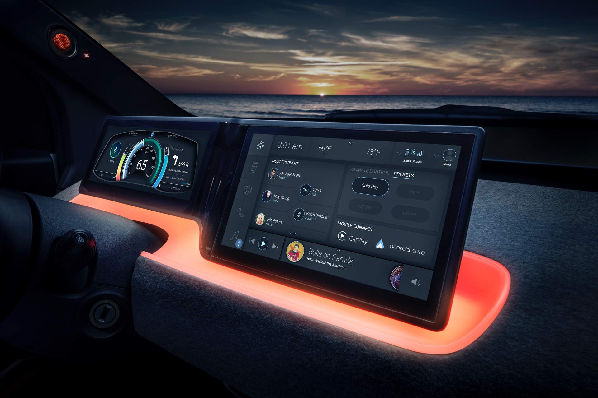 Fiat 500e Concept by Harman 10 Harman International Shows Fiat How To Build A Much Smarter 500e