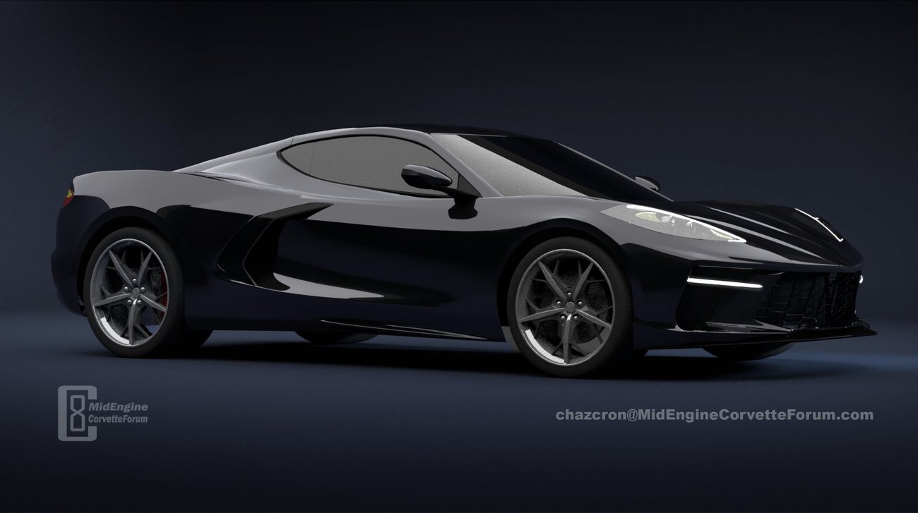 2020 Chevrolet Corvette renderings by Chazcron 2 2020 Chevrolet Corvette C8 Spotted Heading For GM’s Proving Grounds