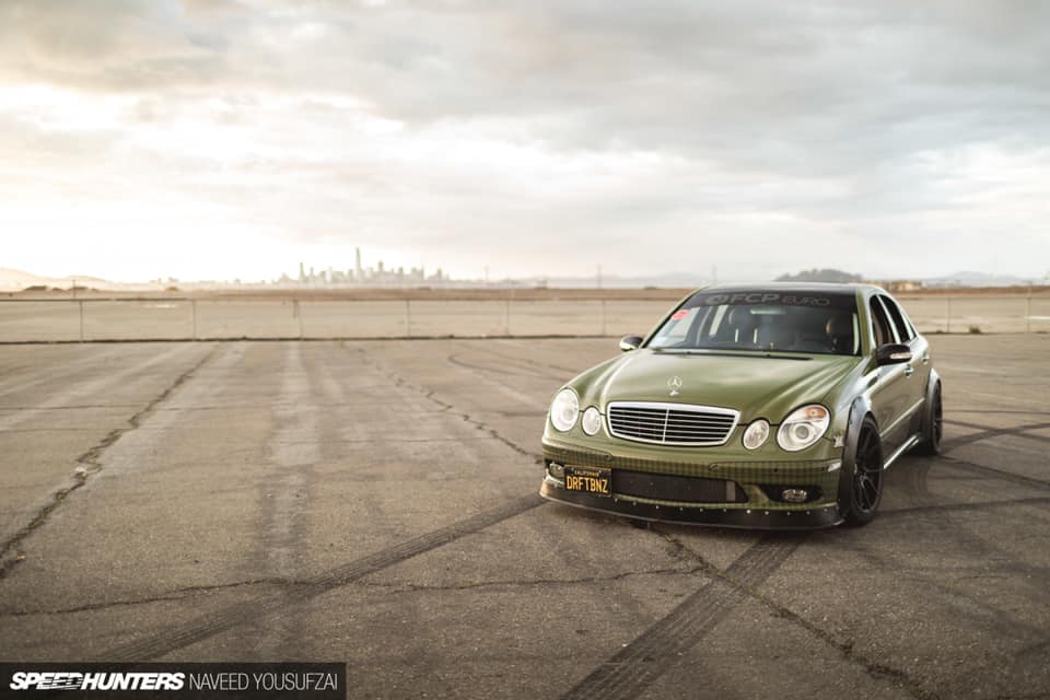 mercedes-benz e55 amg drift car 4 Mercedes-Benz E55 AMG Is Perhaps The Most Elegant Drift Car On The Planet