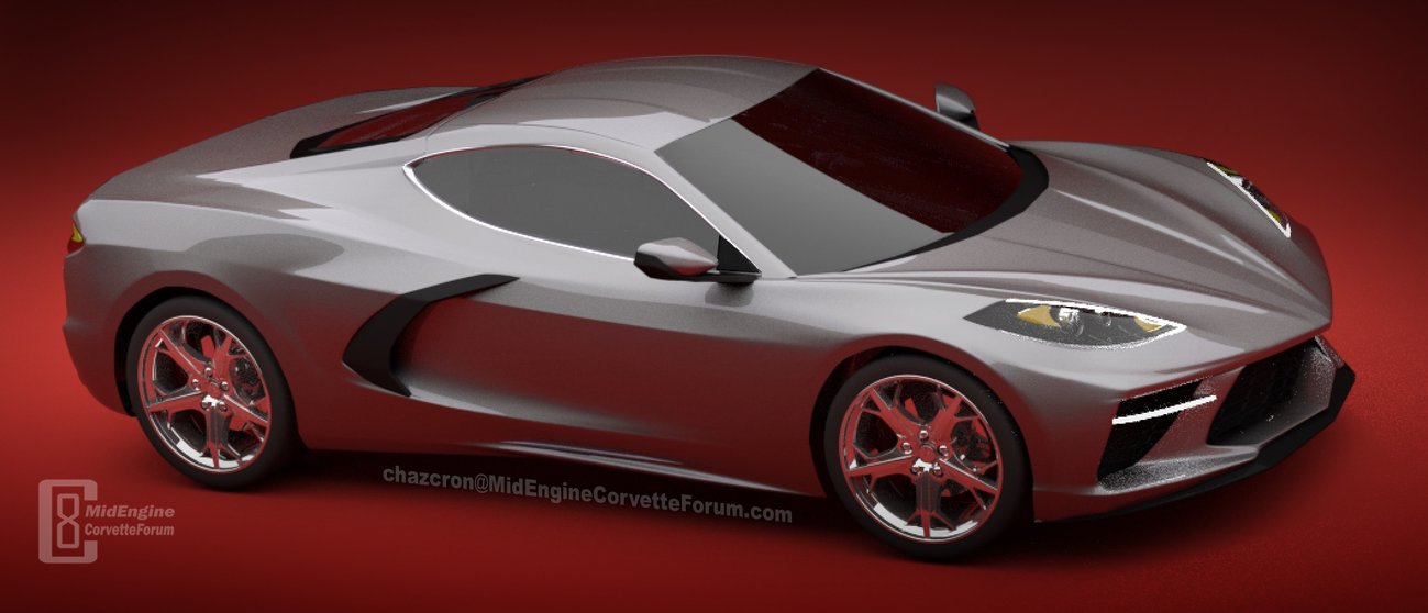 2020 Chevrolet Corvette renderings by Chazcron 4 2020 Chevrolet Corvette C8 Spotted Heading For GM’s Proving Grounds