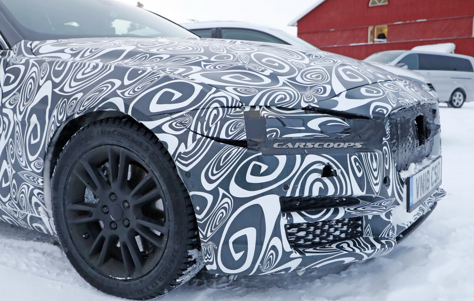 2020 jaguar xe facelift spy interior 1 2019 Jaguar XE Ditching Rotary Dial For Traditional Shifter